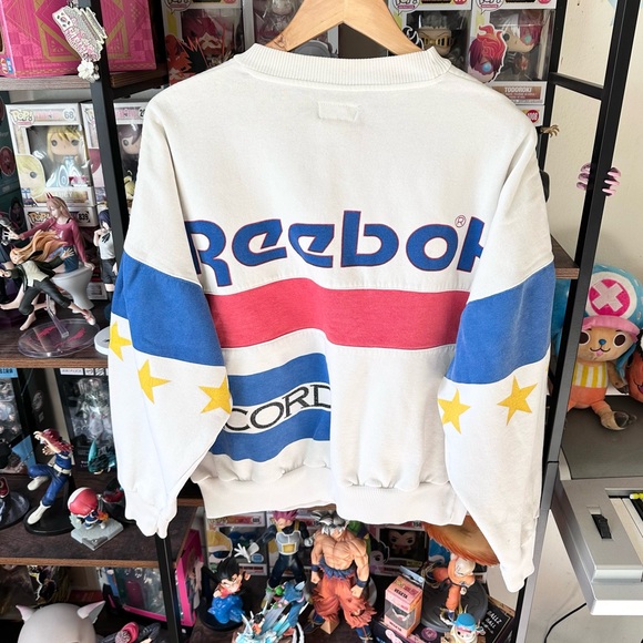 Vintage Reebok Olympics AOP Sweatshirt World Games USA Mens M 90s - Picture 5 of 10